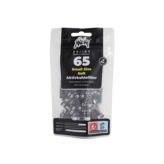 65 Cellulose Slim filtre à charbon actif