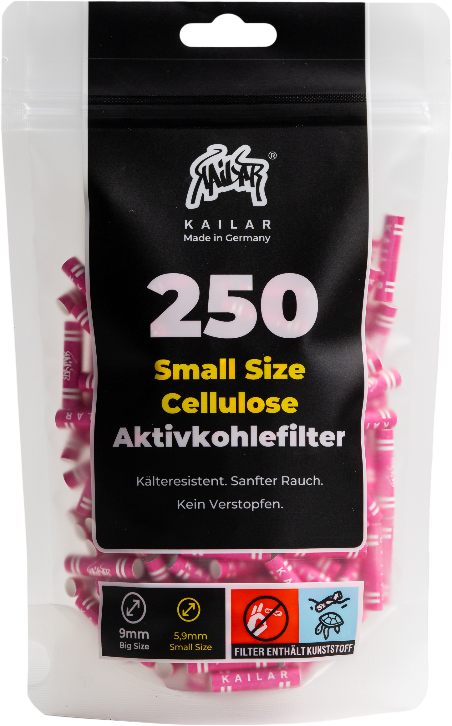 Deal des Monats- Longpapers Display + 250 Aktivkohlefilter