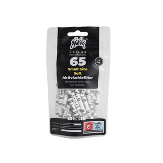 65 Cellulose Slim filtre à charbon actif