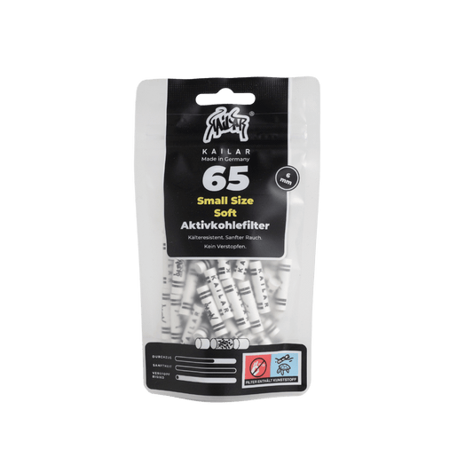 65 Cellulose Slim filtre à charbon actif