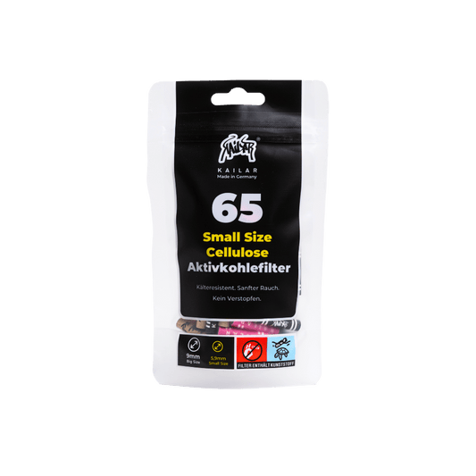 65 Cellulose Slim filtre à charbon actif