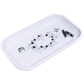 Kailar Rolling Tray 27 x 16,5 cm, plateau de mélange blanc

