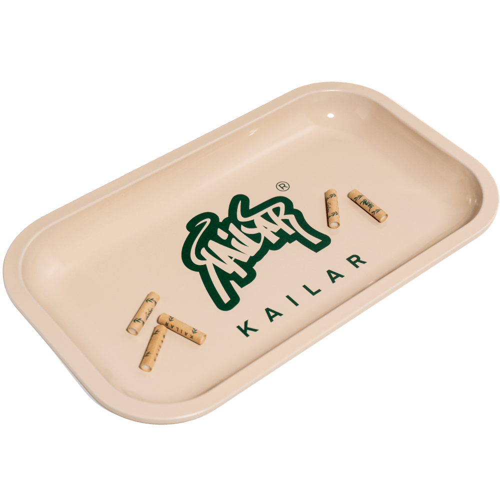 Kailar Rolling Tray 27 x 16,5 cm, plateau de mélange blanc
