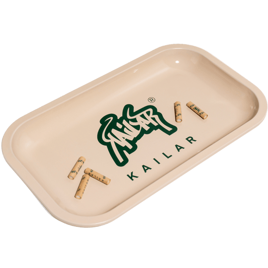 Kailar Rolling Tray 27 x 16,5 cm, plateau de mélange blanc
