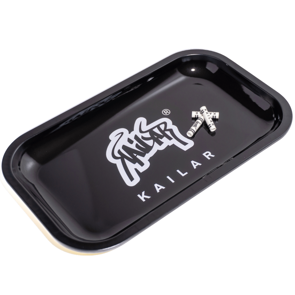 Kailar Rolling Tray 27 x 16,5 cm, plateau de mélange blanc
