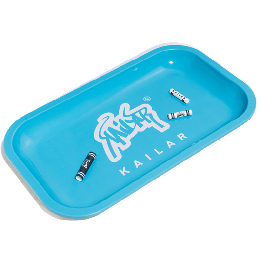 Kailar Rolling Tray 27 x 16,5 cm, plateau de mélange blanc
