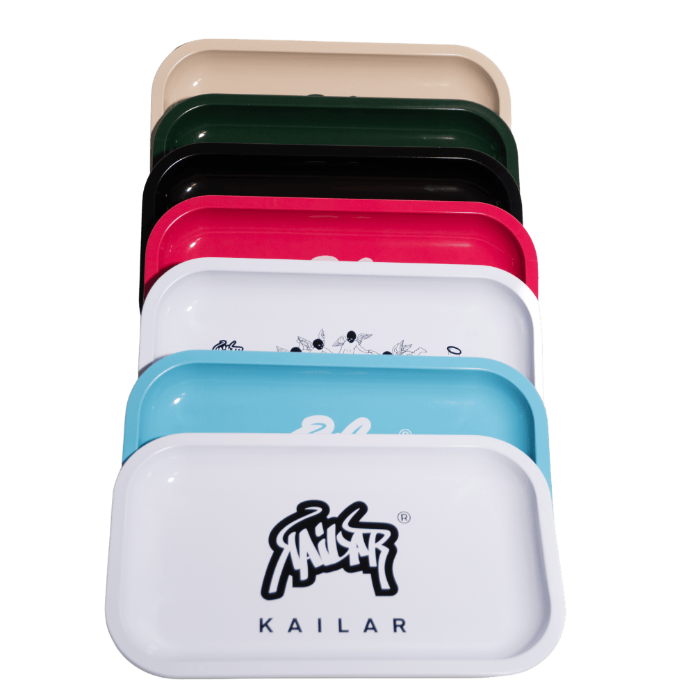 Kailar Rolling Tray 27 x 16,5 cm, plateau de mélange blanc
