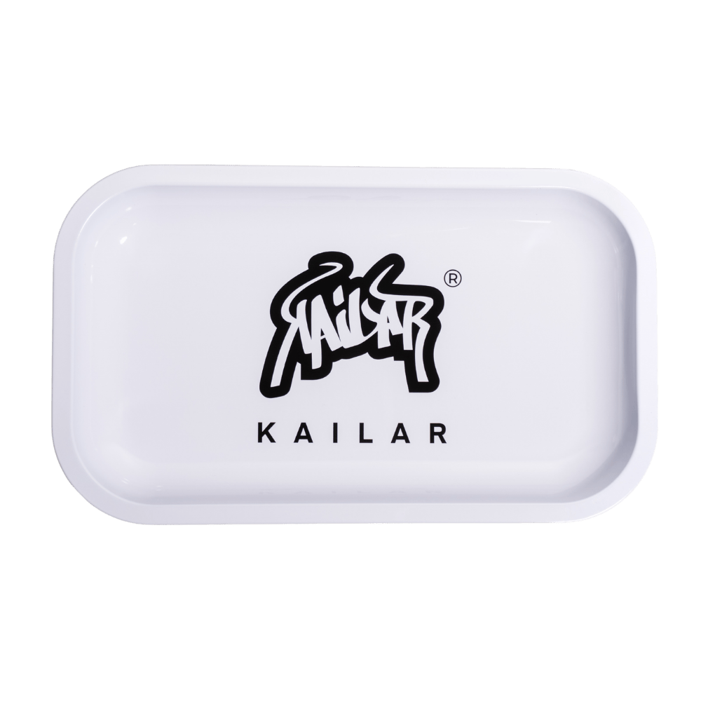 Kailar Rolling Tray 27 x 16,5 cm, plateau de mélange blanc
