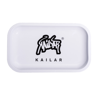 Kailar Rolling Tray 27 x 16,5 cm, plateau de mélange blanc
