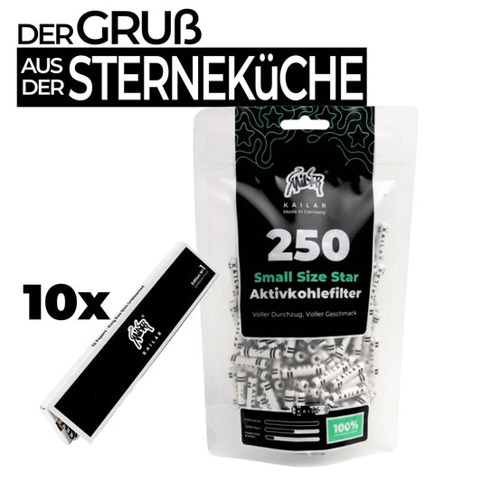 Deal des Monats: 1x 250er Sternfilter + 10x Longpapes ungebleicht