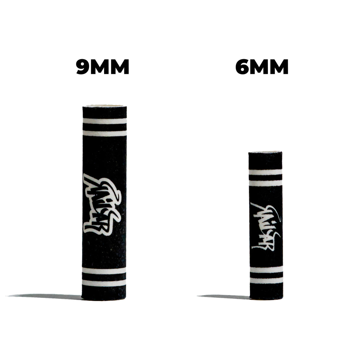 100 filtres à charbon actif Cellulose Soft BIG SIZE (9 mm)