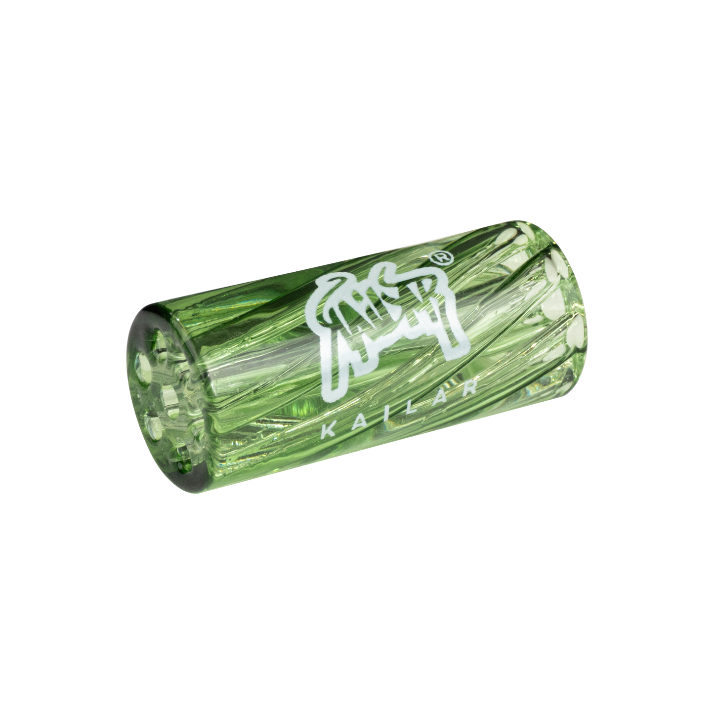 Kailar Twisted Glasfilter Grün 13 mm – Produktansicht