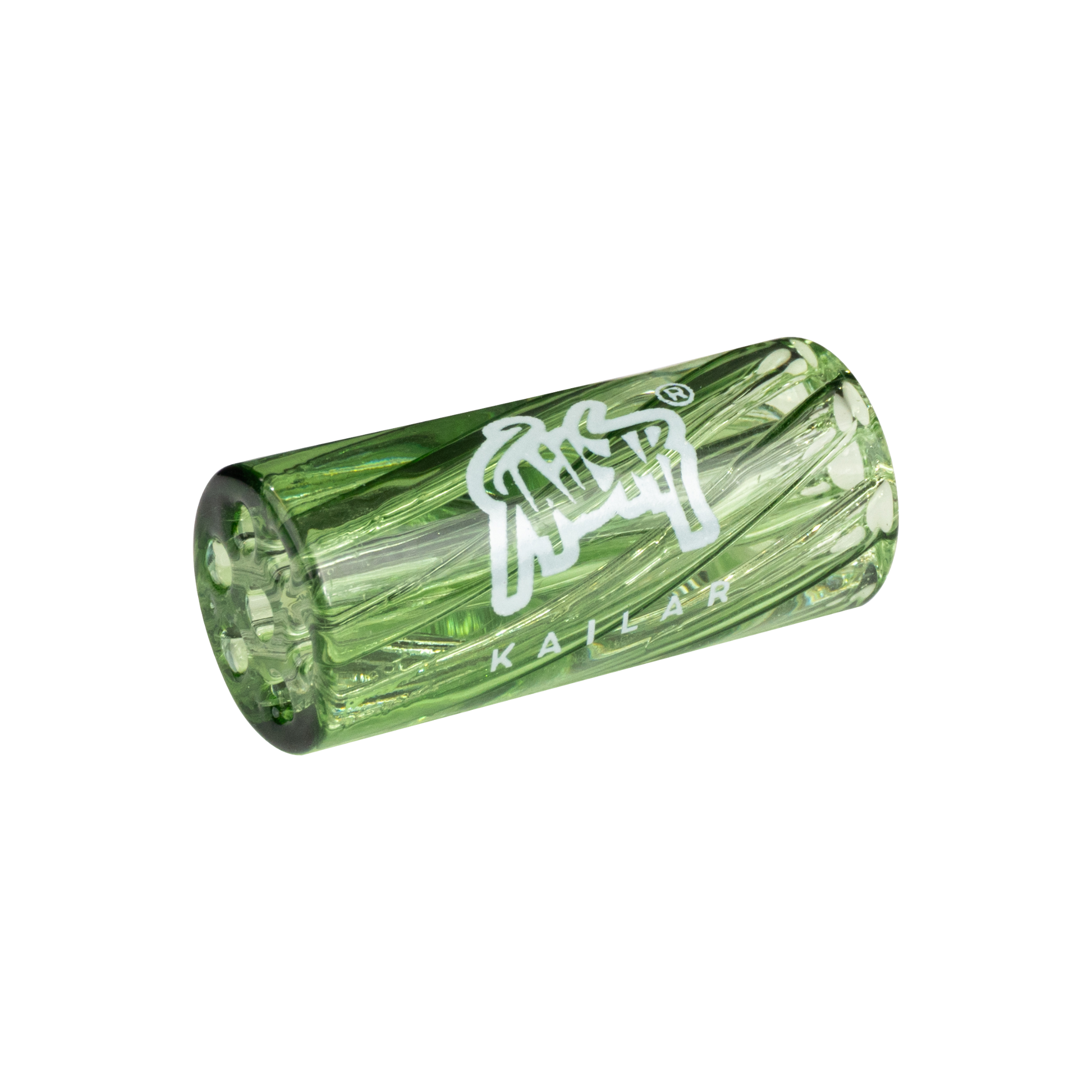Kailar Twisted Glasfilter Grün 13 mm – Produktansicht