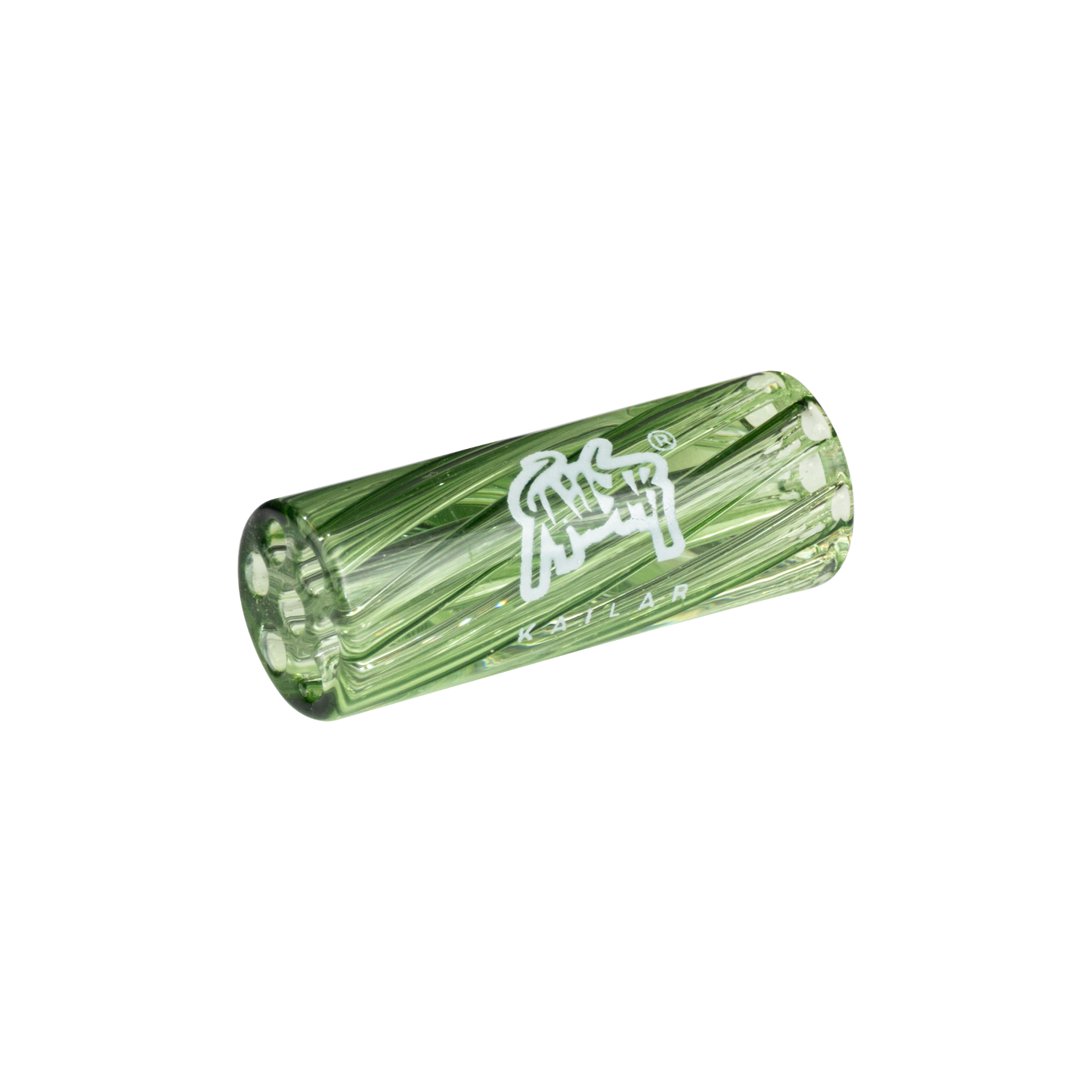Kailar Twisted Glasfilter Grün 11 mm – Produktansicht