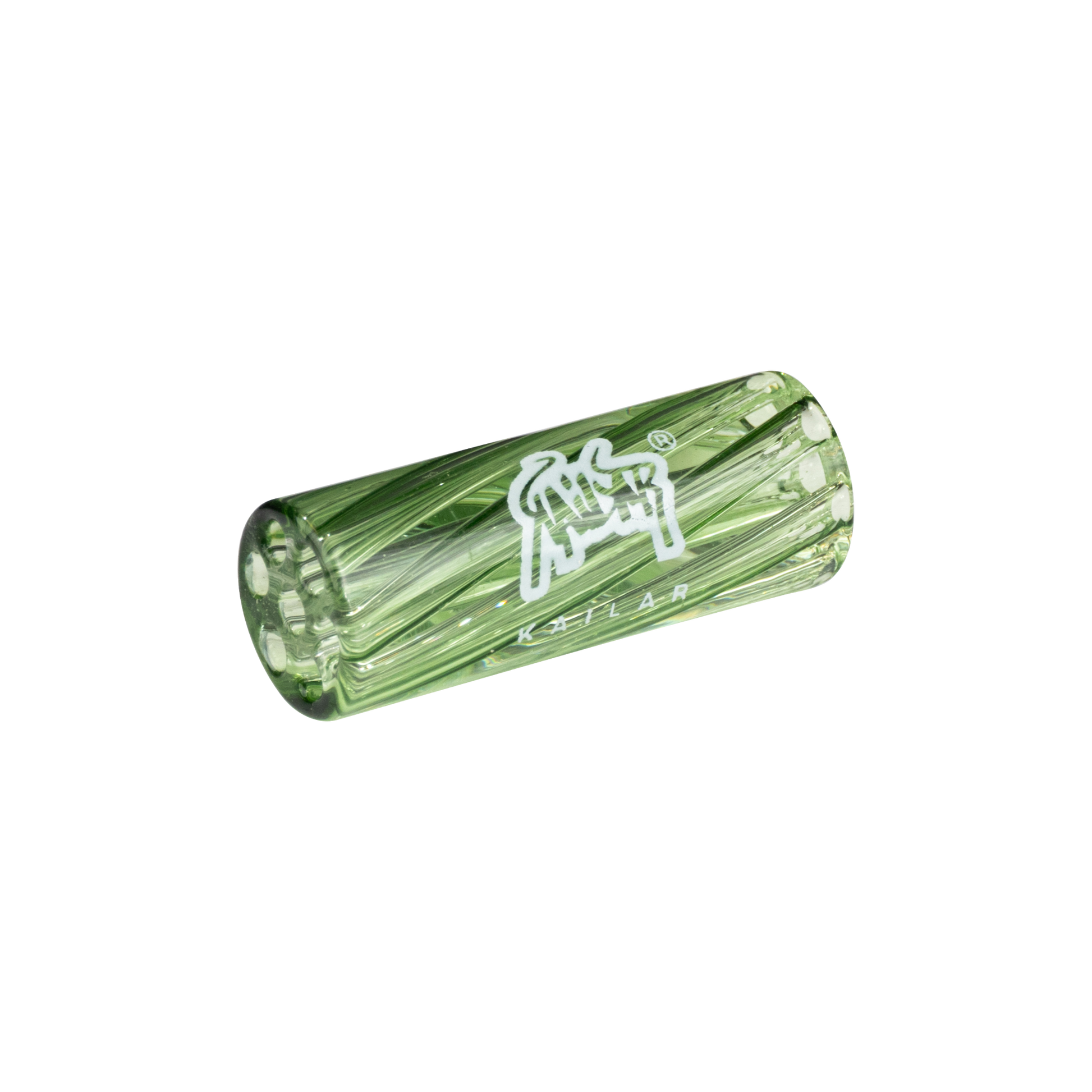 Kailar Twisted Glasfilter Grün 11 mm – Produktansicht