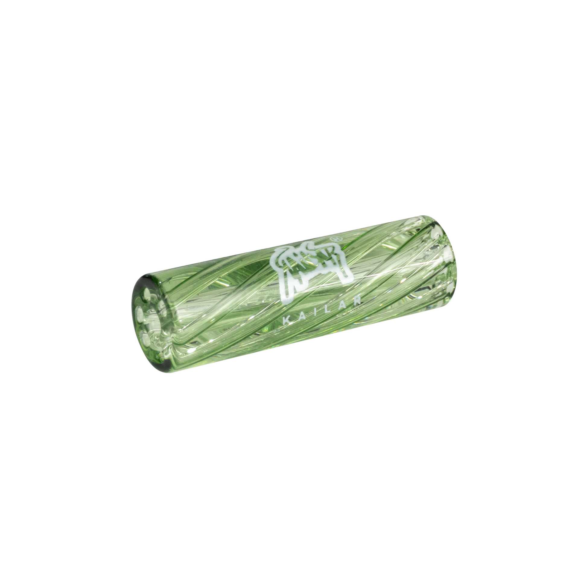 Kailar Twisted Glasfilter Grün 9 mm – Produktansicht